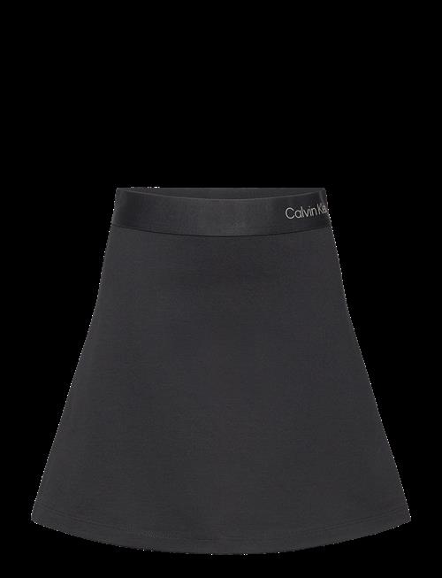 Calvin Klein | Logo Tape Flare Punto Skirt | 164