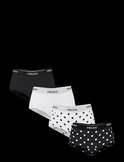 Se Pieces | Pclogo Lady 4 Pack Aop/Solid Noos Bc | L hos Booztlet