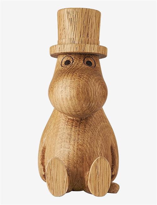 Dsignhouse Moomin | Moominpappa Oak Figurine Made By Hand | 10 CM