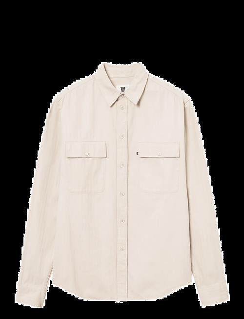 WOOD WOOD | Wwaxl Herringbone Shirt | L
