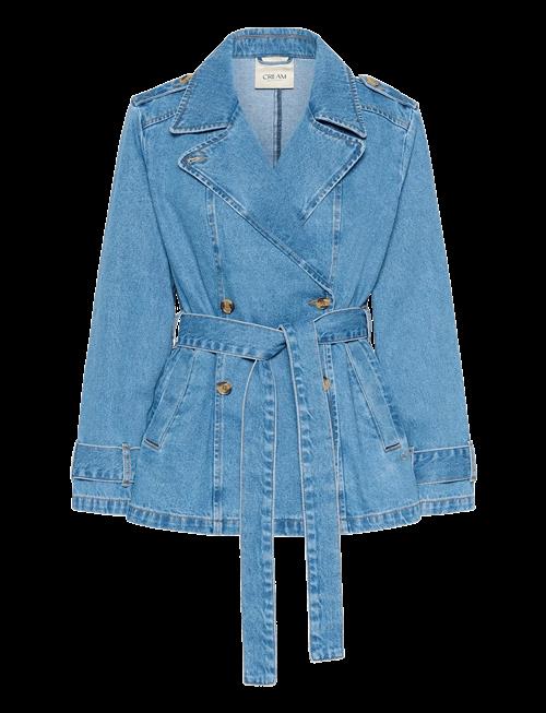 Cream | Crmika Short Denim Trenchcoat | 40