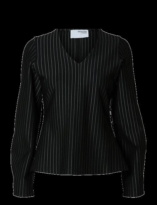 Selected | Slfpennie Ls V-Neck Top | XS
