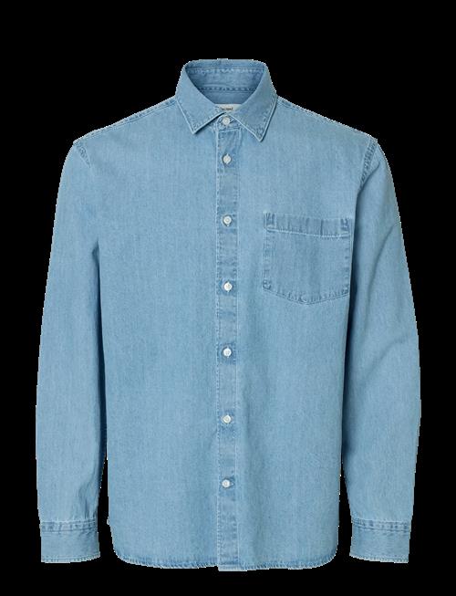 Selected | Slmclaus-Carlo Reg Denim Ls Shirt Noos | XL