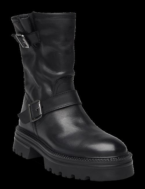 Bianco | Biamella Pull On Buckle Boot Smooth Leather | 36