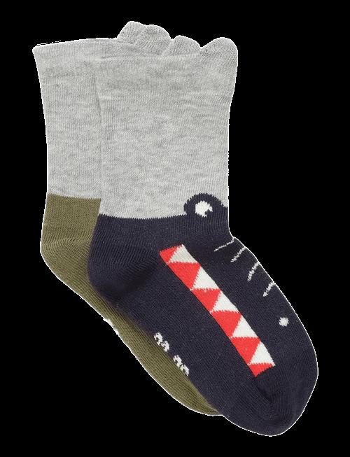 Minymo | Socks W. 3D Effect (2-Pack) | 15\18