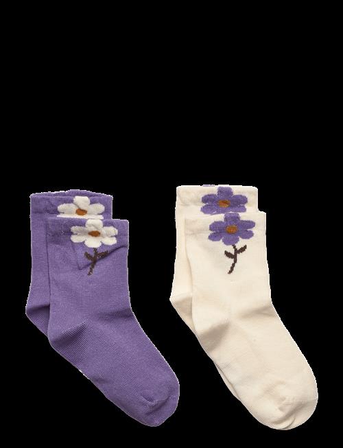 Minymo | Socks W. 3D Effect (2-Pack) | 15\18