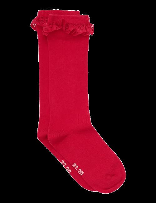 Minymo | Knee Sock W. Lace | 19\22