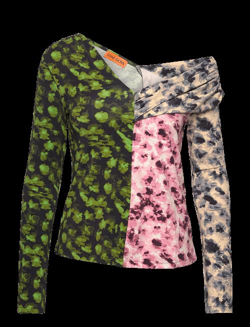 STINE GOYA | One Shoulder Long Sleeve Top, 2254 | S