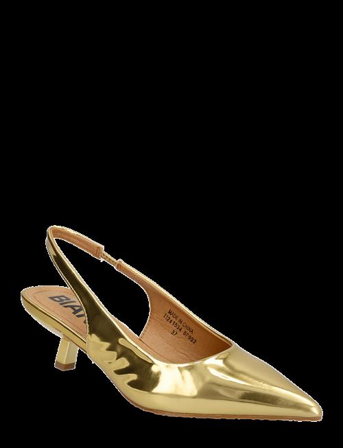 Bianco | Biakristin Kitten Heel Slingback Mirror Pu | 38