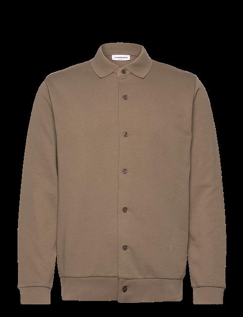 Lindbergh | Jersey Button Through Pique L/S | L