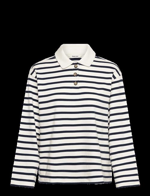 Selected | Slfwada Ls Stripe Collar Top Noos | L