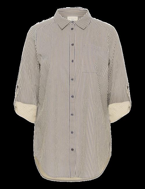 Kaffe Curve | Kcnana Striped Shirt Tunic | 46