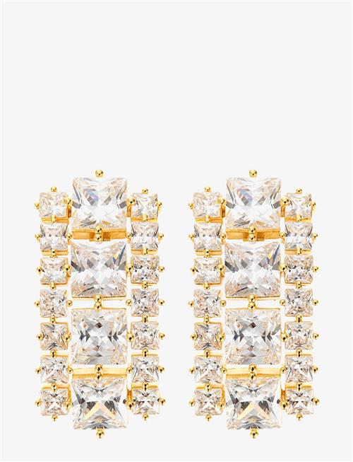 By Jolima | Sky Crystal Earring Silver | ONE SIZE