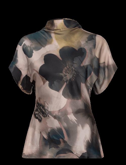 Malina | Otilia Draped Half Polo Top | XL