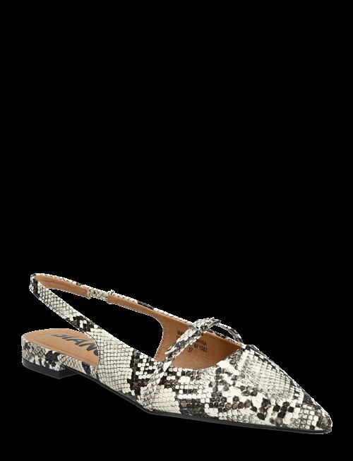 Bianco | Biabari Pointy Flat Slingback Faux Leather | 36