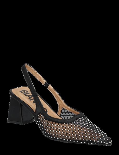 Bianco | Biamaralyn Slingback Rhinestone Mesh | 37