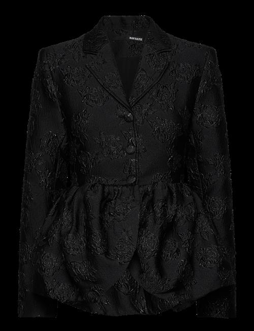 ROTATE | Jacquard Draped Blazer | 34