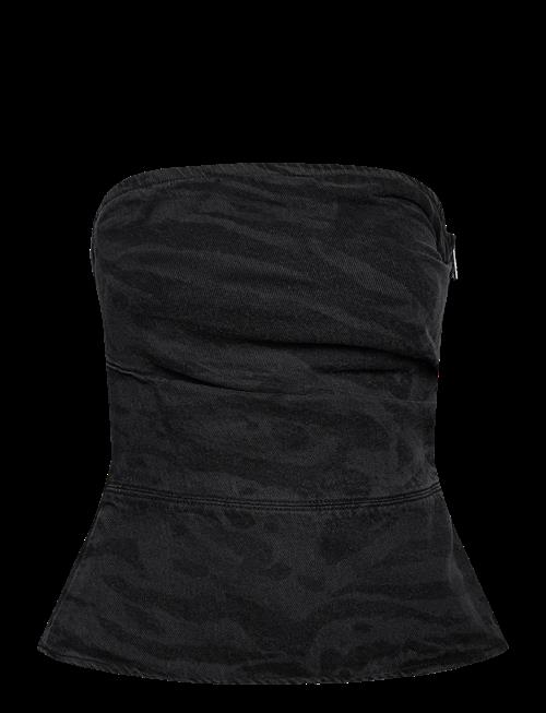 ROTATE | Zebra Denim Top | 34