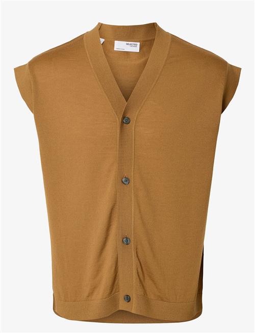 Selected | Slhtray Knit Merino Vest Cardigan Ex | L
