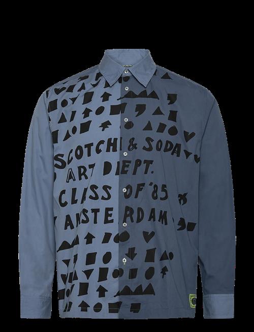 Scotch & Soda | Relaxed-Fit Letters Poplin Shirt | S