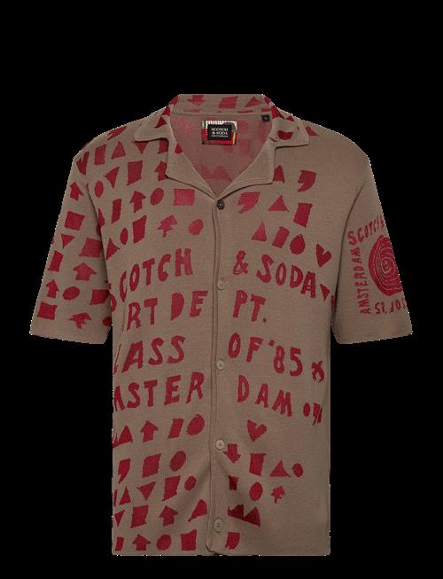 Scotch & Soda | Jacquard Knitted Shirt | M