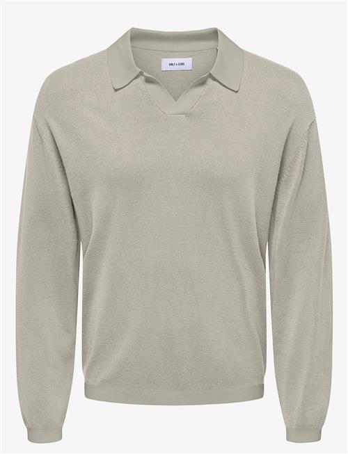 ONLY & SONS | Onsadrian Reg 12 Ls Contrast Polo Knit | S
