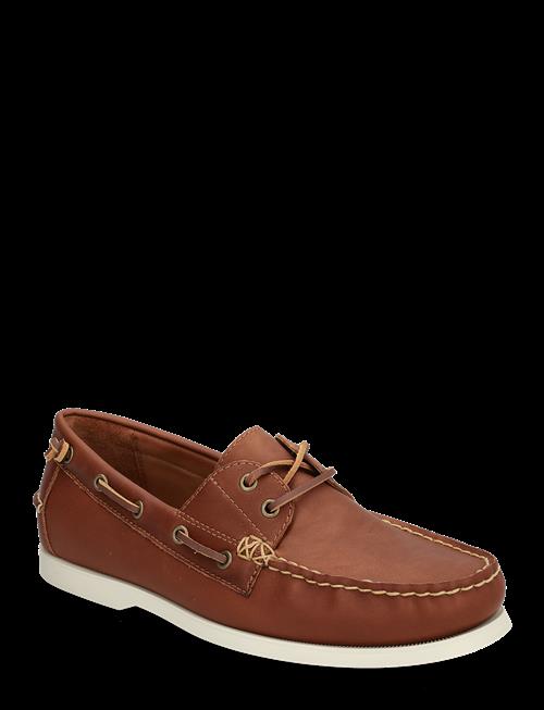 Polo Ralph Lauren | Merton Color-Blocked Leather Boat Shoe | 42