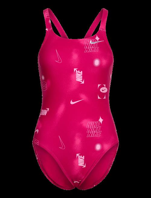 NIKE SWIM | Nike Hydrastrong Multi Print Fastback One Piece | 36