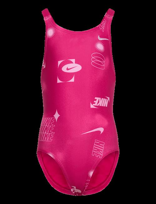 NIKE SWIM | Nike Hydrastrong Multi Print Fastback One Piece | 150-160