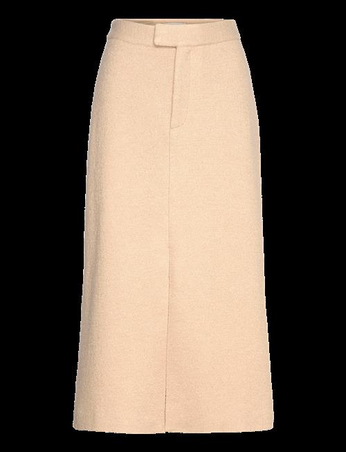 Malina | Alina Front Slit Boucle Midi Skirt | XS x 83