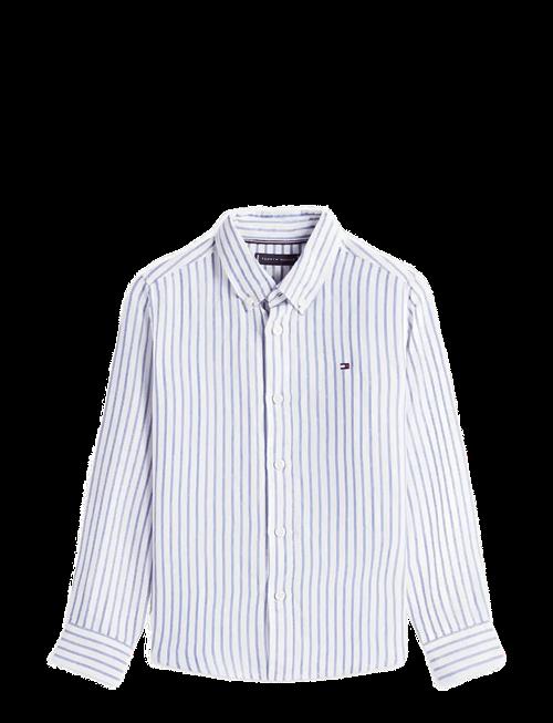 Tommy Hilfiger | Linen Blend Striped Shirt Ls | 152
