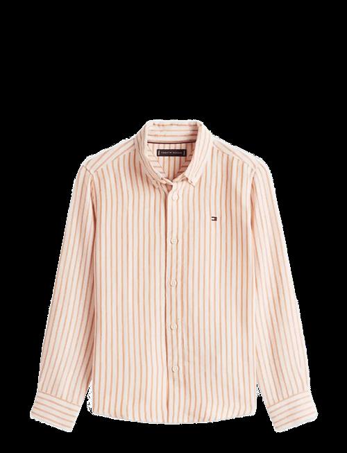 Tommy Hilfiger | Linen Blend Striped Shirt Ls | 152