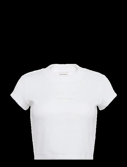 Calvin Klein Jeans | Monologo Baby Rib Tee | M