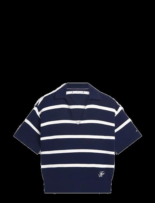 Tommy Hilfiger | Co Full Needle Polo Ss Swt | S