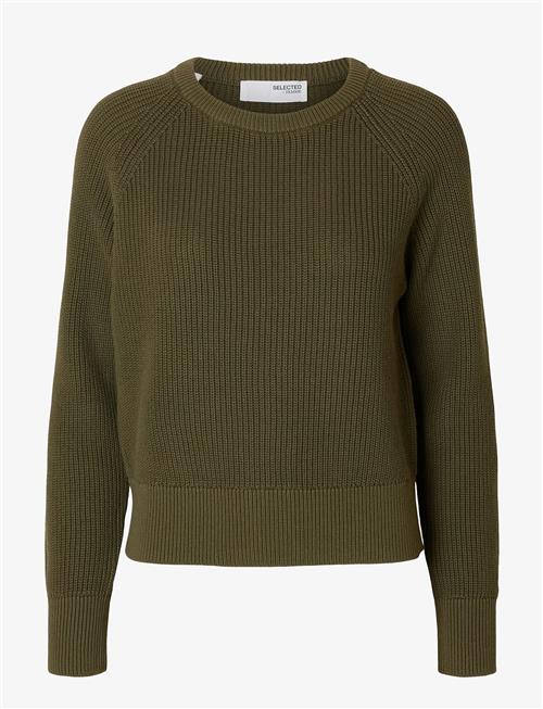 Selected | Slfbirla Ls Knit Short O-Neck | XS
