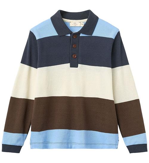 Copenhagen Colors Polobluse - Brown Stripe