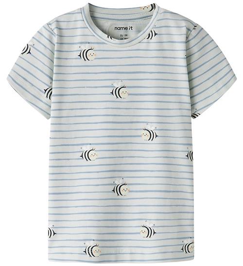 Name It T-shirt - NbmVroels - Pale Aqua/Bee