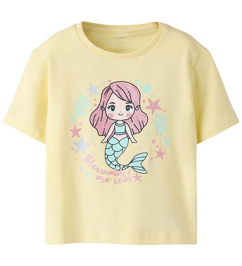 Name It T-shirt - NmfPfrejane - Pastel Yellow
