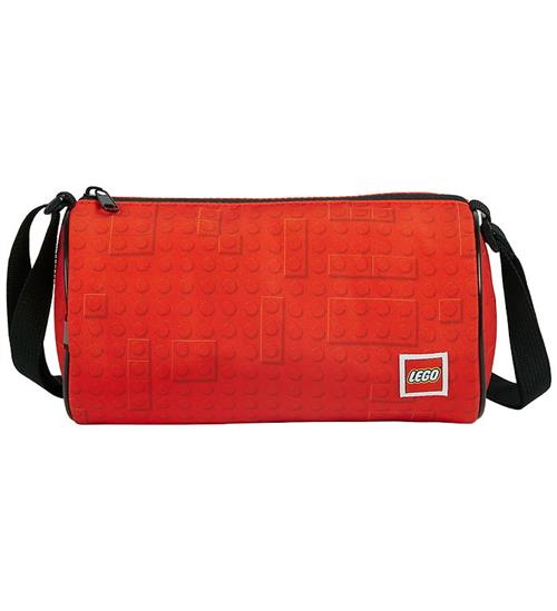 LEGOÂ® Tasker - Crossbody Roll - Brick Dots Red