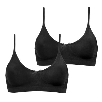 Abecita BH 2P Little Wonder Seamless Top Sort polyamid One Size Dame