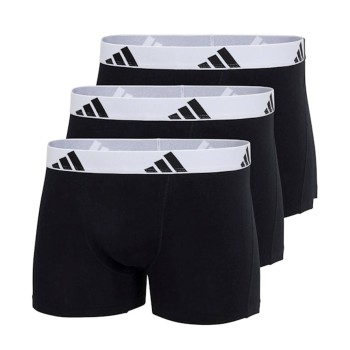 adidas 3P Active Flex Cotton Trunk Hvid/Sort bomuld Small Herre