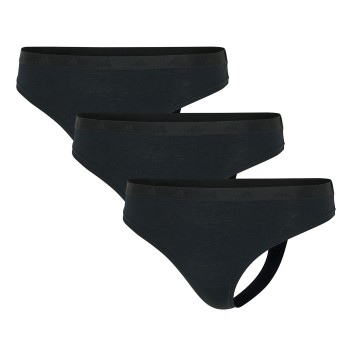 adidas Trusser 3P Sport Active Essentials Low Rise Thongs Sort polyamid Large Dame