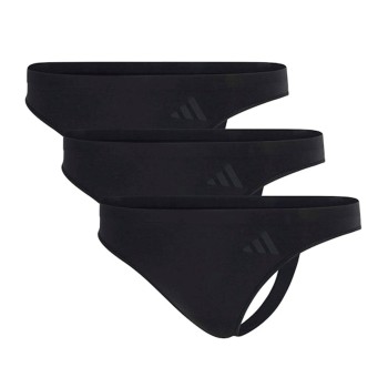 adidas Trusser 3P Sport Active Seamless Low Rise Thongs Sort polyamid X-Large Dame