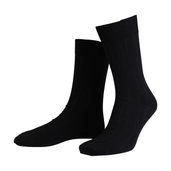 Amanda Christensen Strømper Grade Wide Rib Ankle Socks Sort Str 39/42
