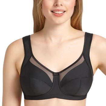 Anita BH Clara Comfort Soft Bra Sort polyamid C 85 Dame