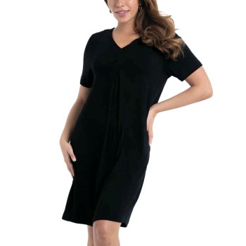 Anita Style Jaca Beach Dress Sort viskose Large Dame
