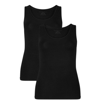 Bamboo basics 2P Anna Knitted Singlet Sort Large Dame