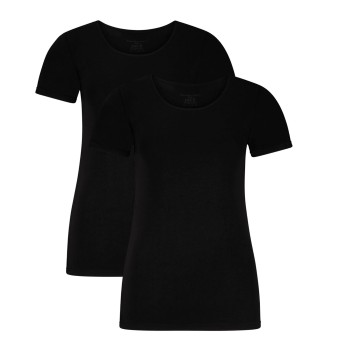 Bamboo basics 2P Kate T-Shirt Round Neck Sort X-Large Dame