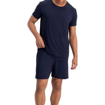Bamboo basics Bamboo Basics Nolan PJ Set Navy viskose Medium Herre