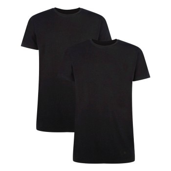 Bamboo basics 2P Ruben T-Shirt Round Neck Sort Large Herre